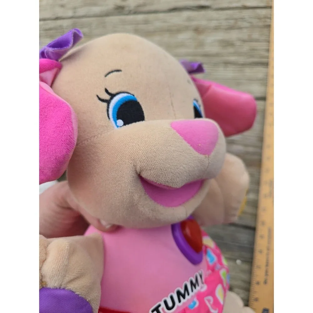 Fisher-Price LAUGH & LEARN SINGING TALKING GIRL DOG Plush STUFFED ANIMAL 2012